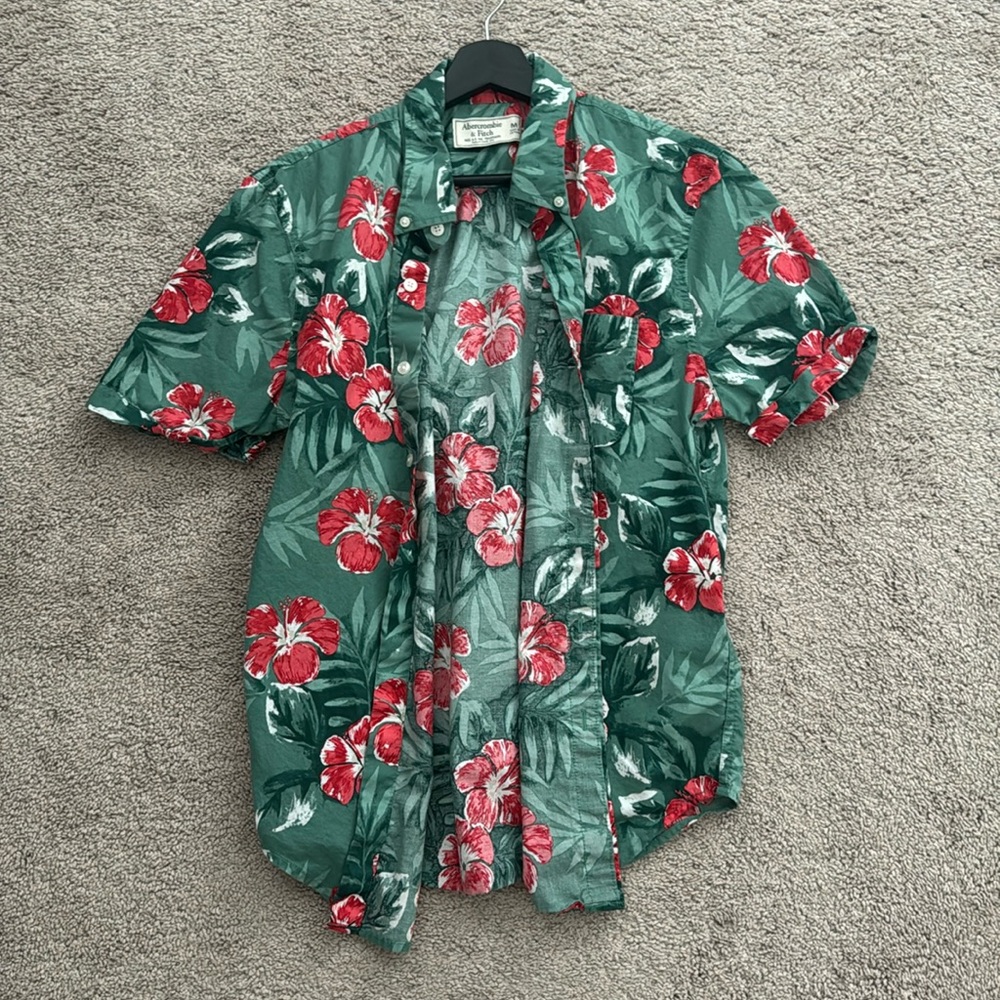 Abercrombie Short Sleeve Button Down - Hawaiian Shirt